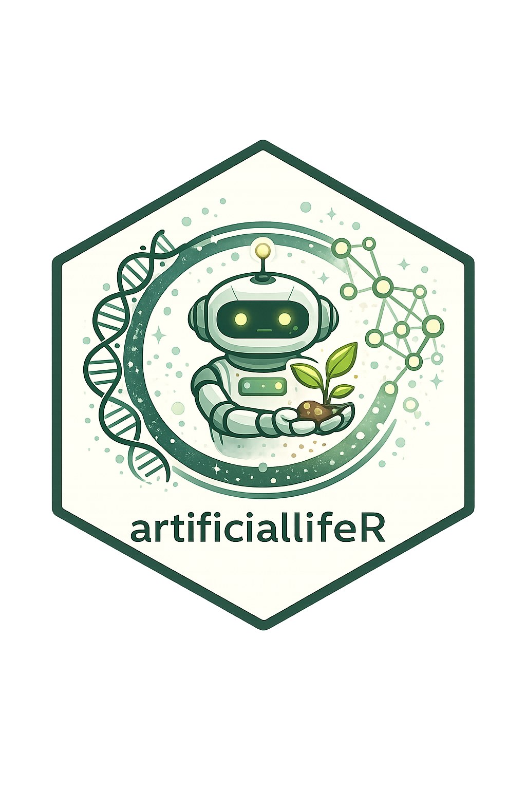 artificialLifeR hex sticker
